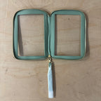 Stackers green clear pouch