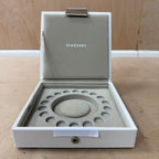 Stackers white leather charm bracelet travel jewellery organiser Xmas gift