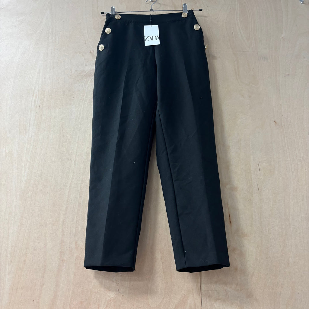Zara high waisted trousers size small brand new
