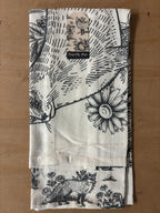 Woodland forest tea towel