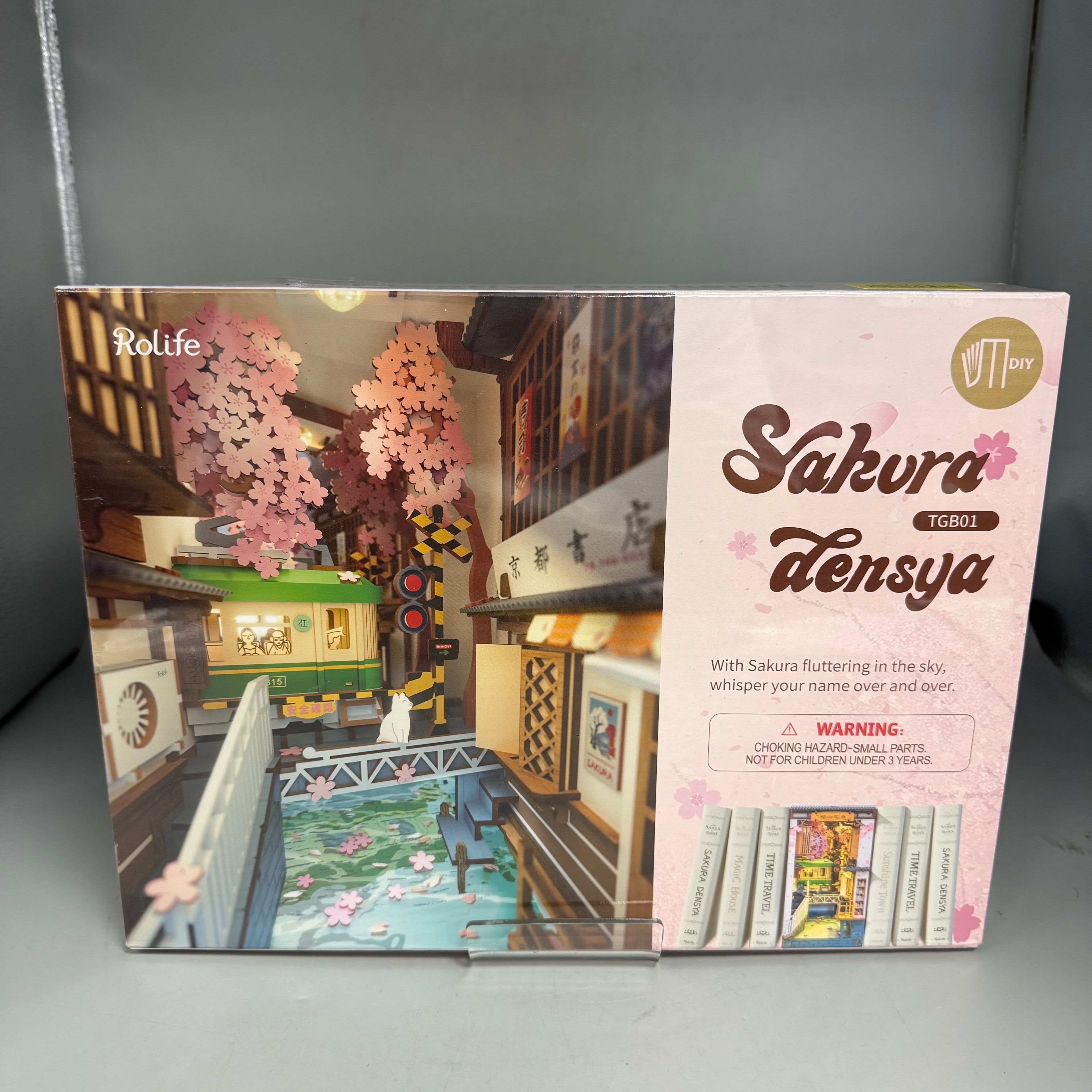 Rolife 3D creative bookends sakura densya