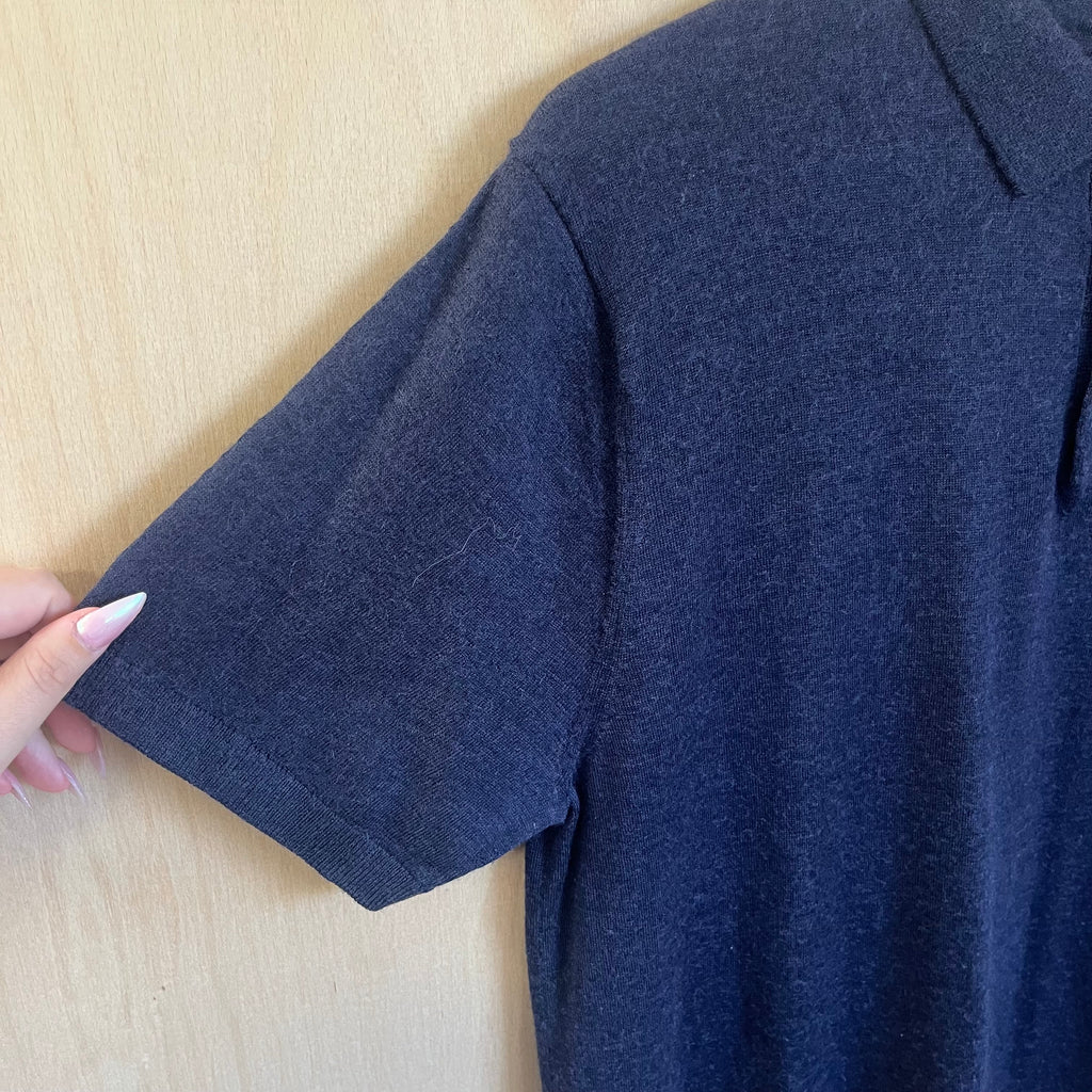 Linea 100% merino wool polo size XL