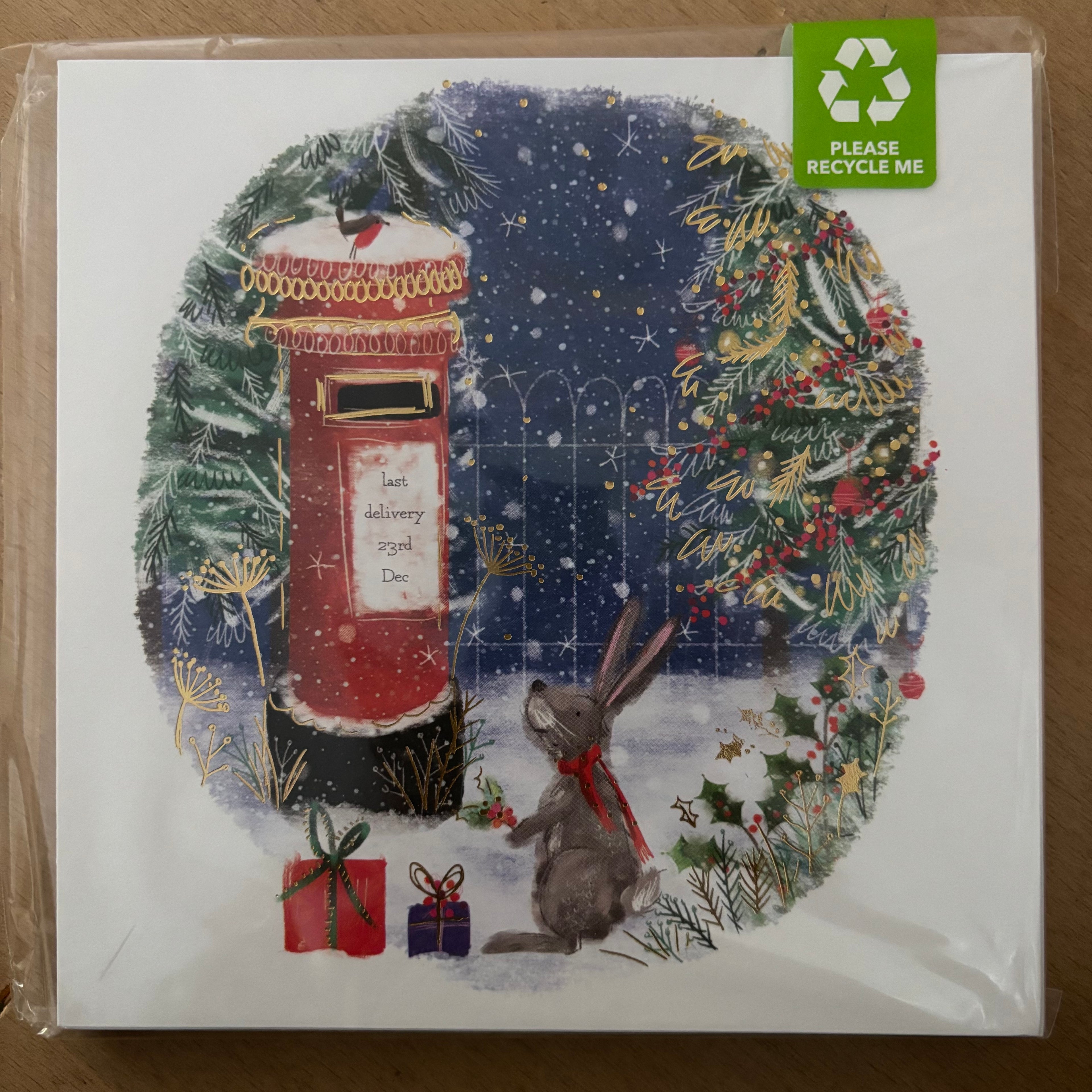 Catching the last post 10 pack christmas cards
