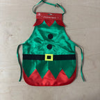 Festive kids wonderland christmas apron Elf