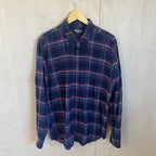 Barbour checked long sleeve shirt size large