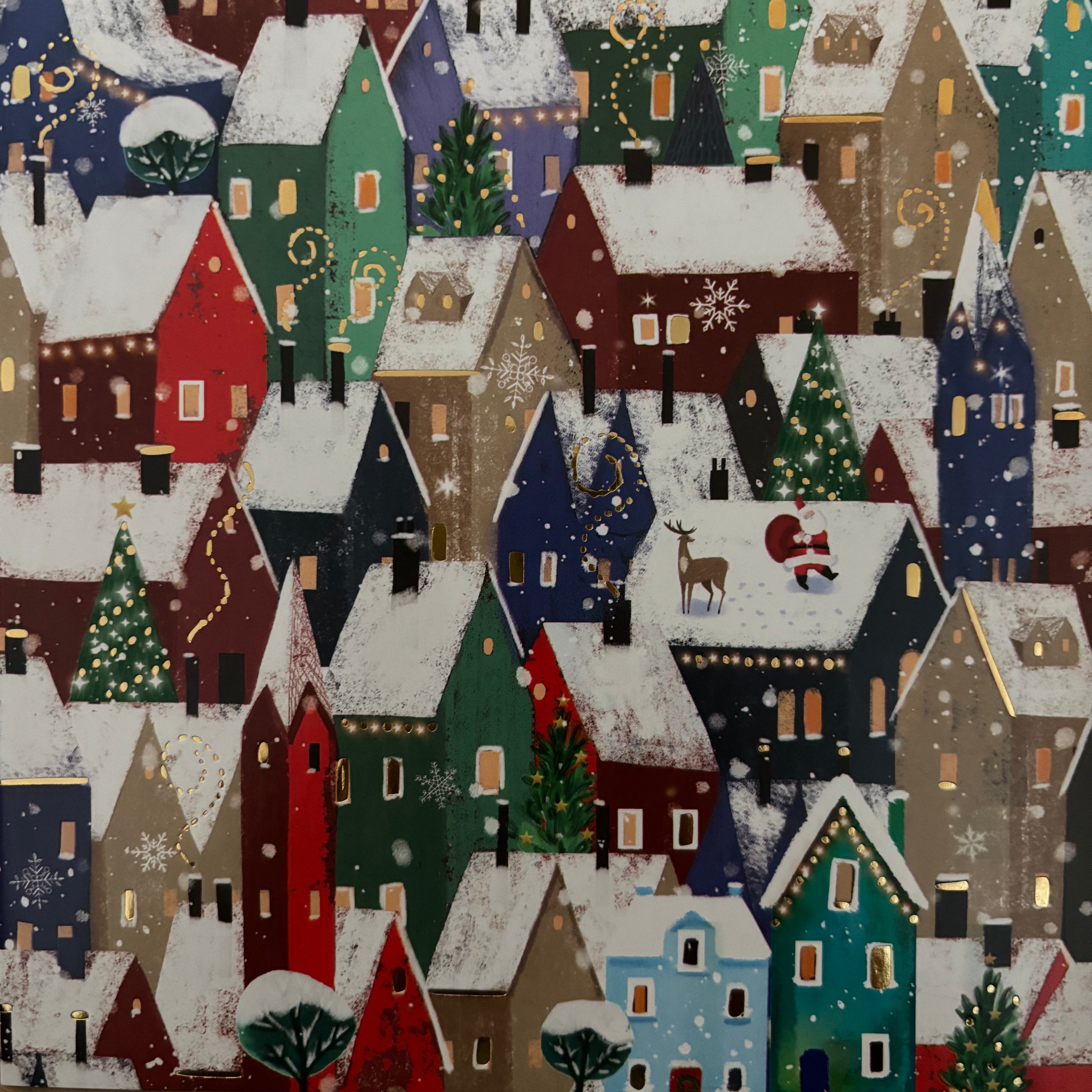 So many chimneys, so little time 10 pack christmas cards