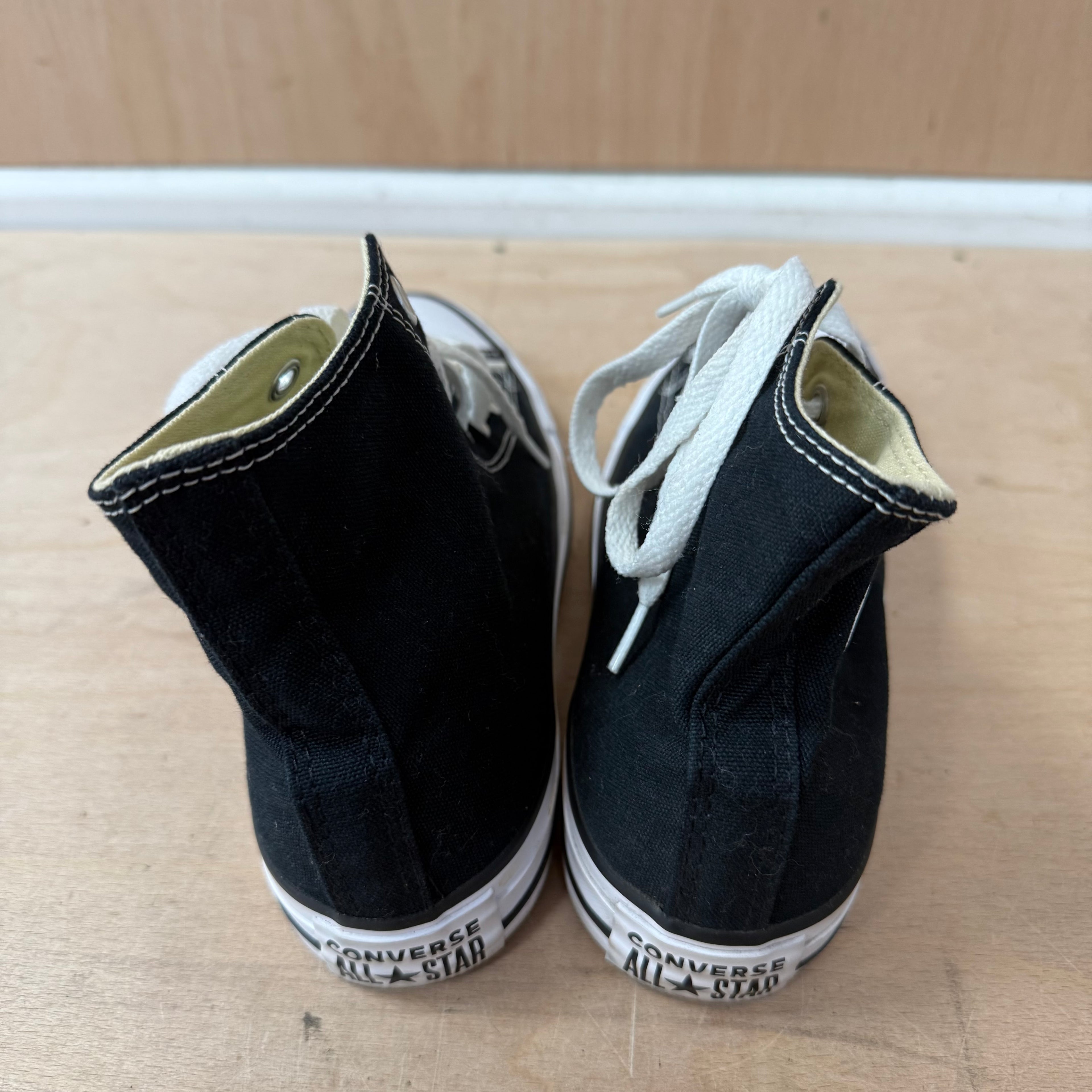 Converse all-star hi tops black white soles UK size 5 ~ unisex