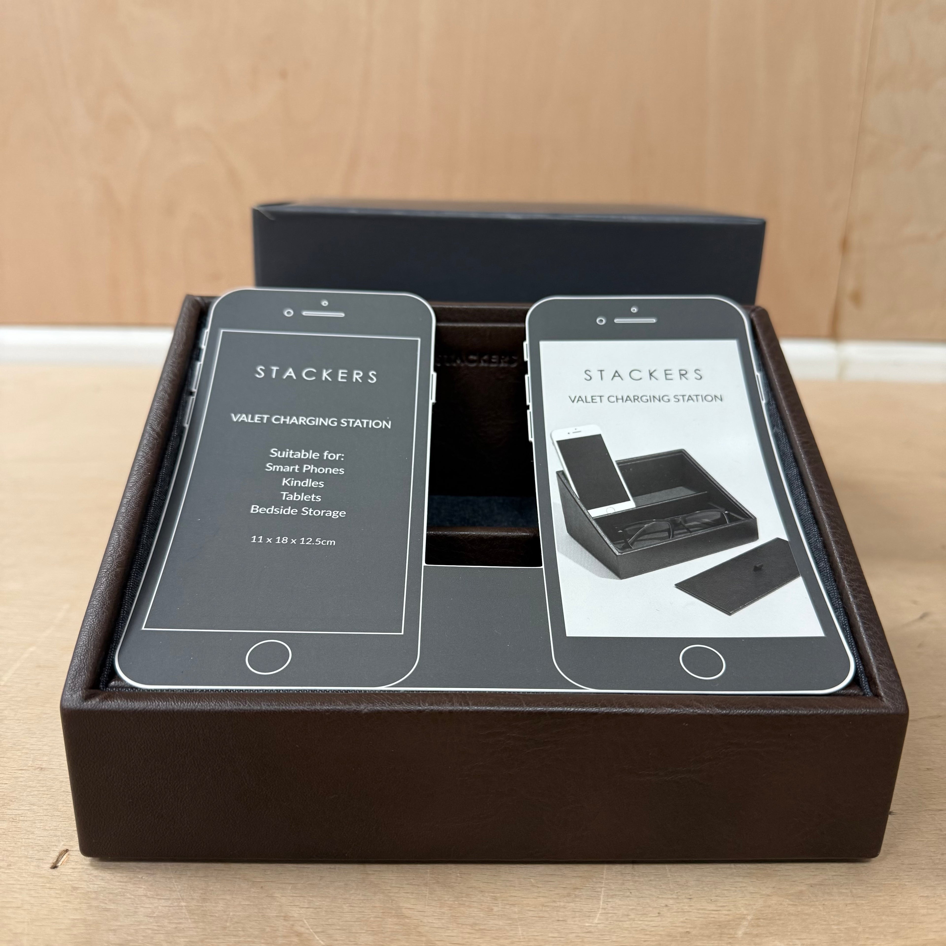 Stackers leather valet charging station Xmas gift