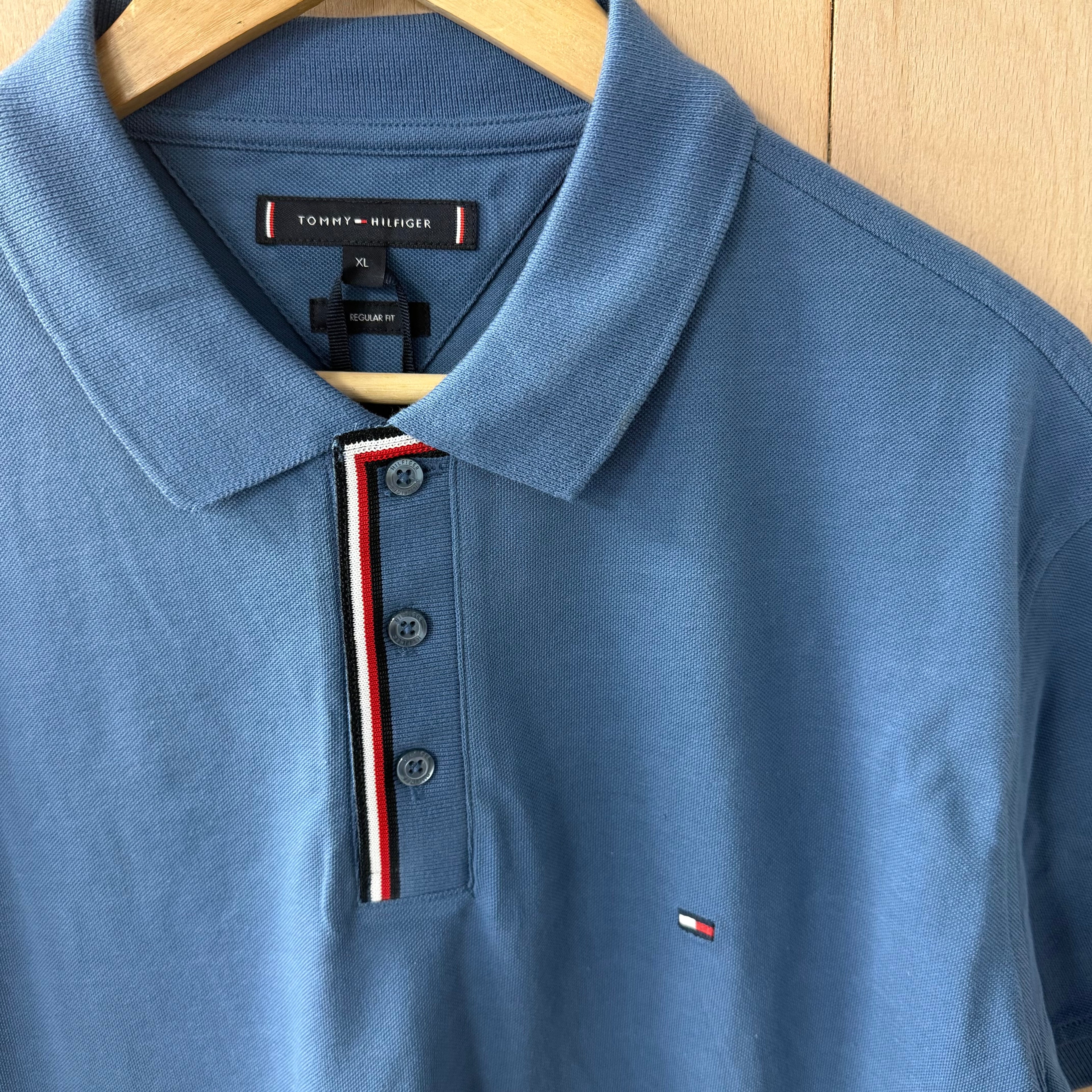 Tommy hilfiger blue coast polo shirt size XL