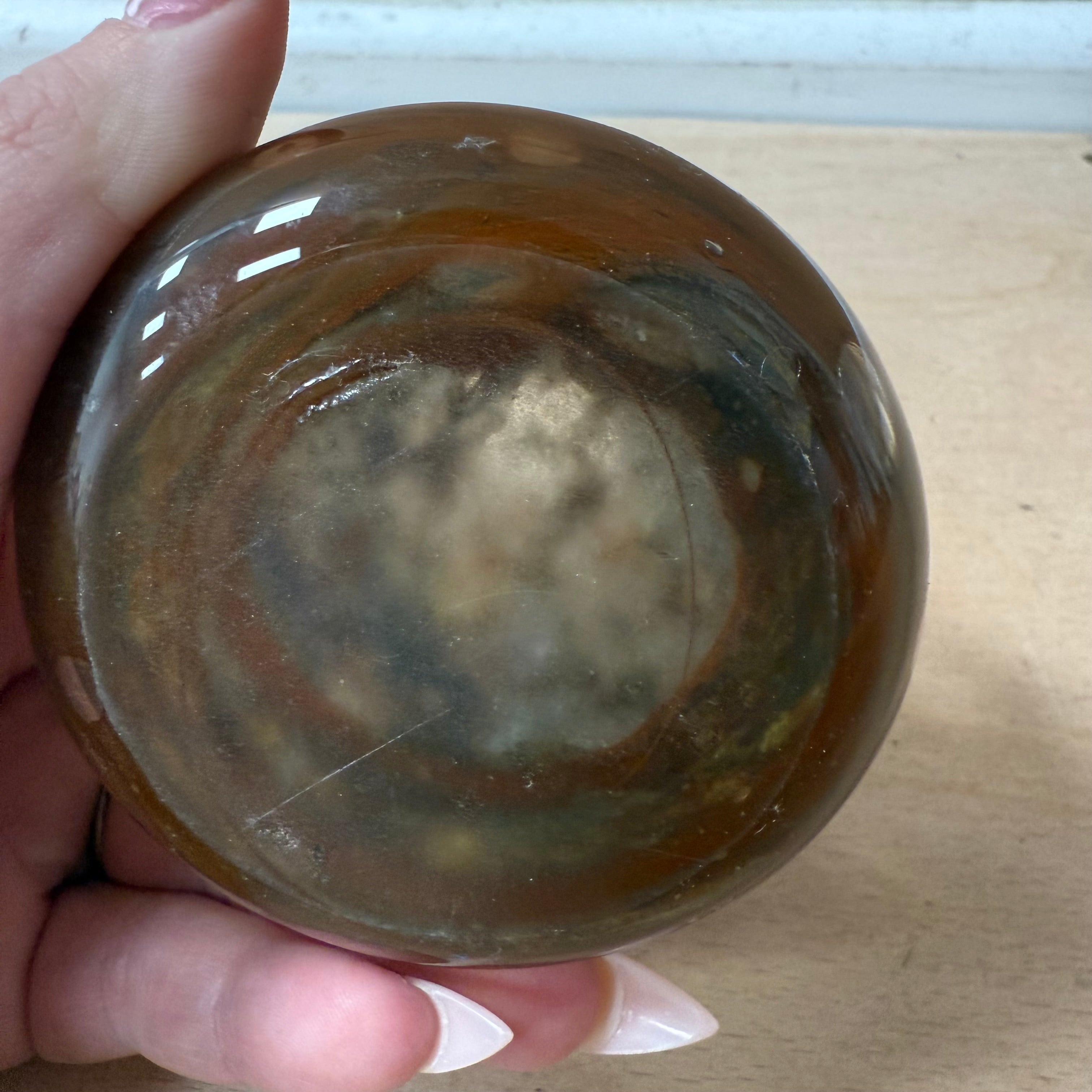 Vintage blown glass murano style vase