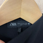 Zara black long-sleeve dress size medium
