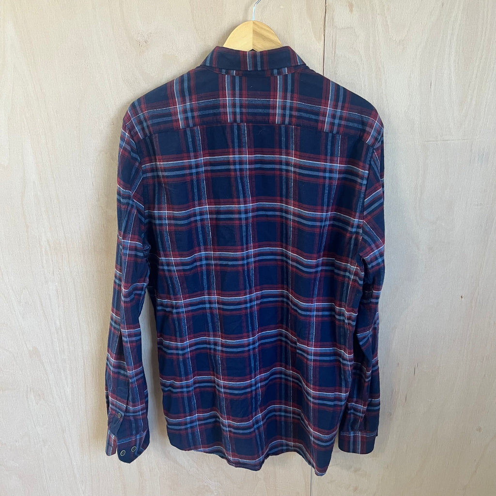 Barbour checked long sleeve shirt size large