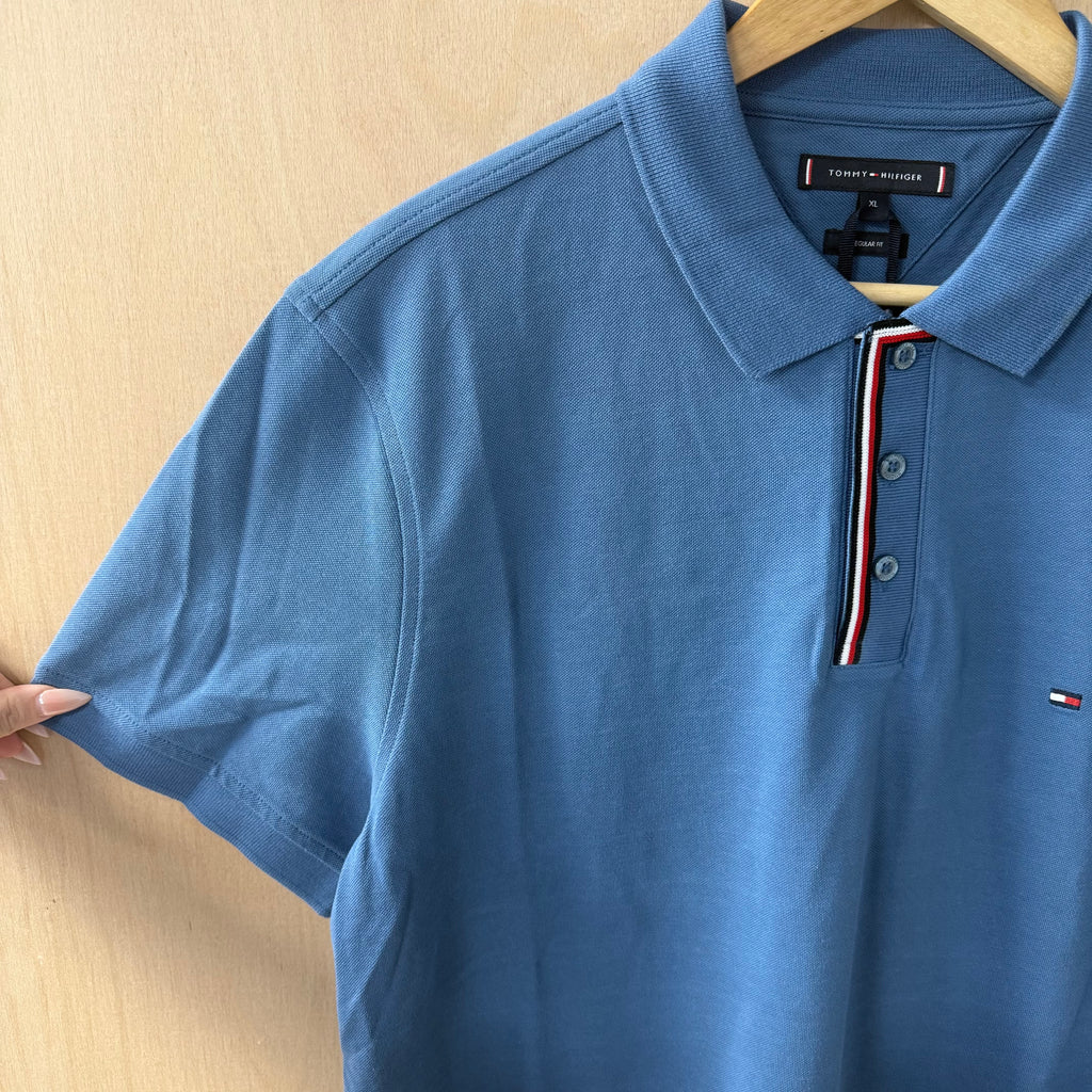 Tommy hilfiger blue coast polo shirt size XL