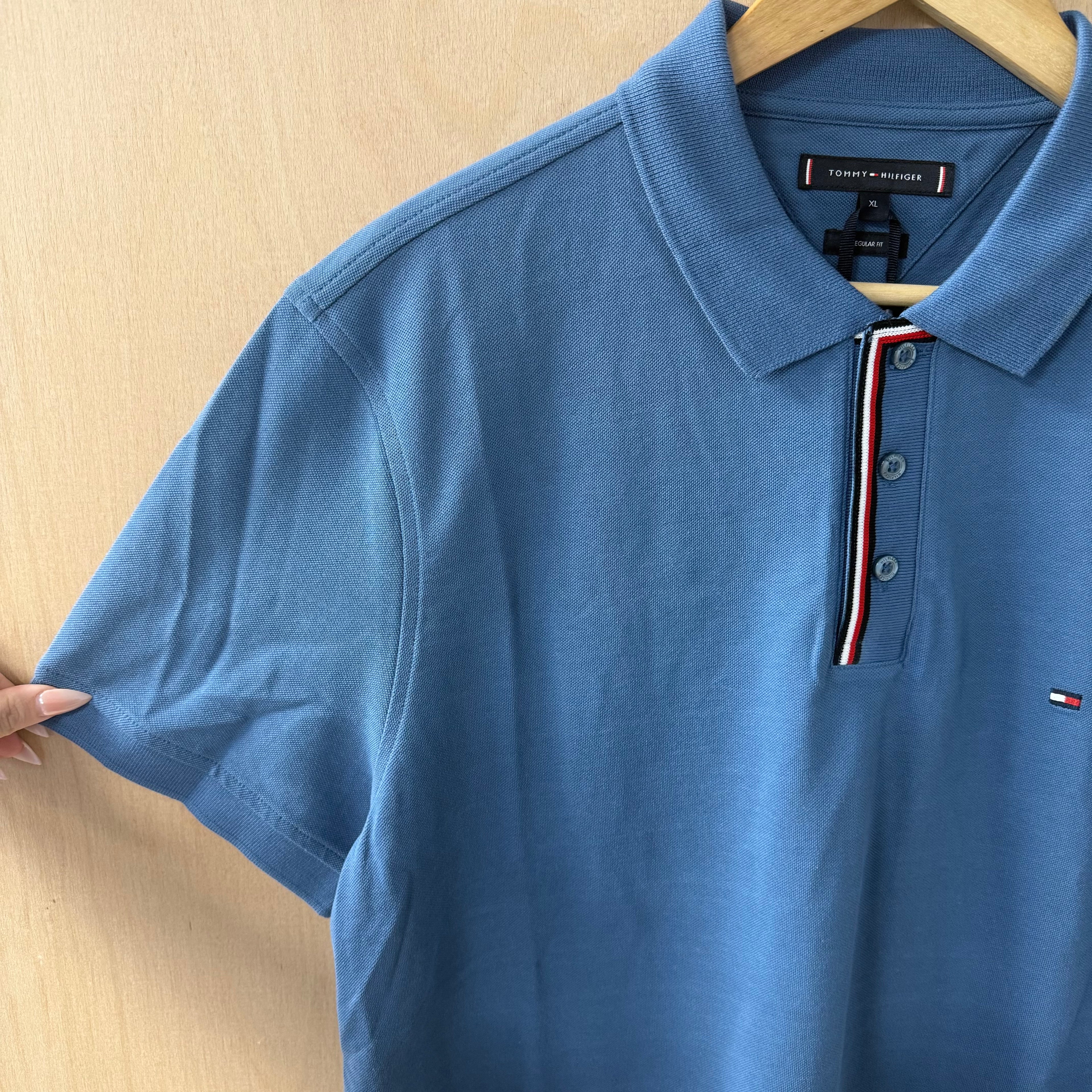 Tommy hilfiger blue coast polo shirt size XL