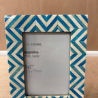 M&S home decorative blue frame 5x7"