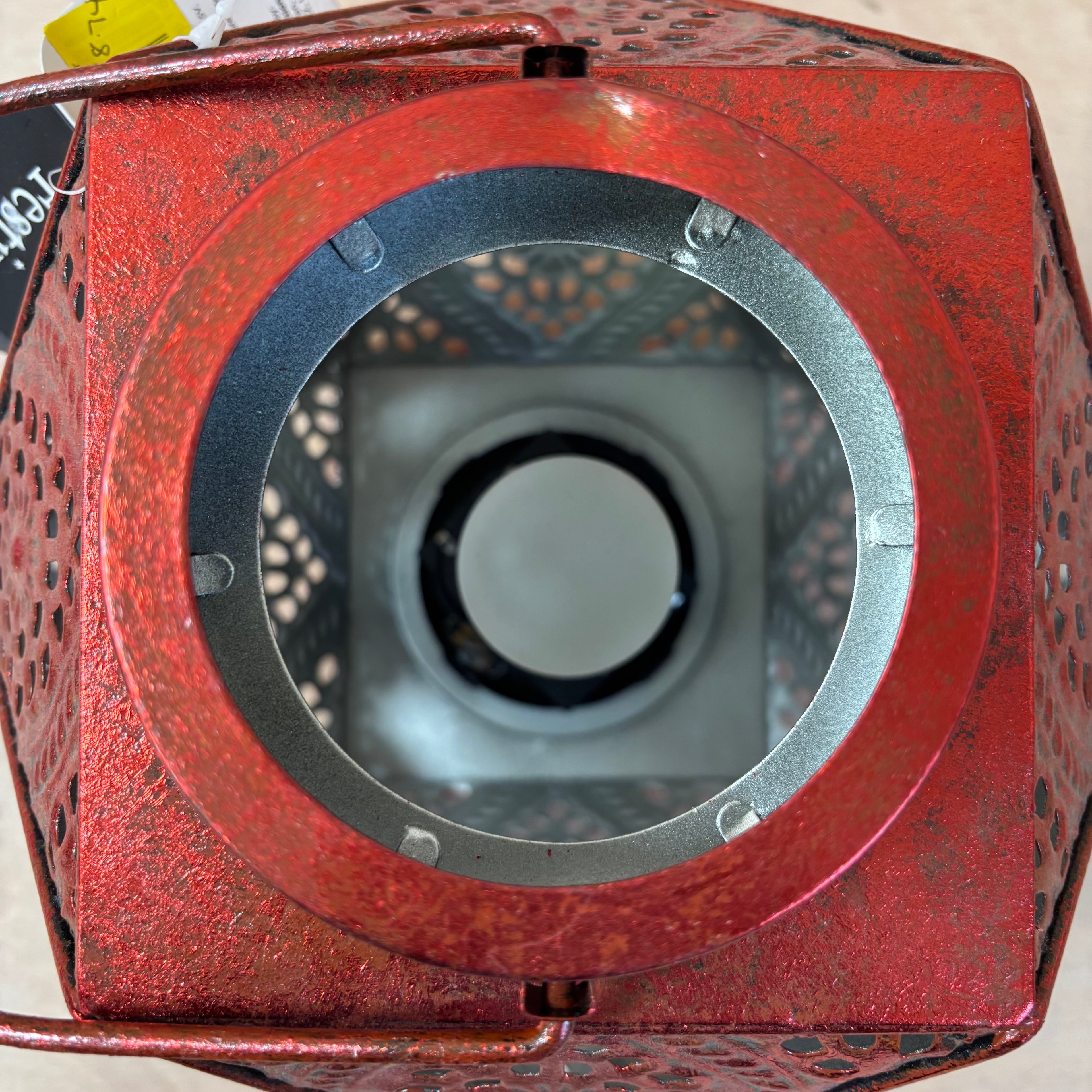 Christmas geometric santa lantern