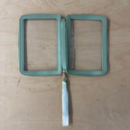 Stackers green clear pouch