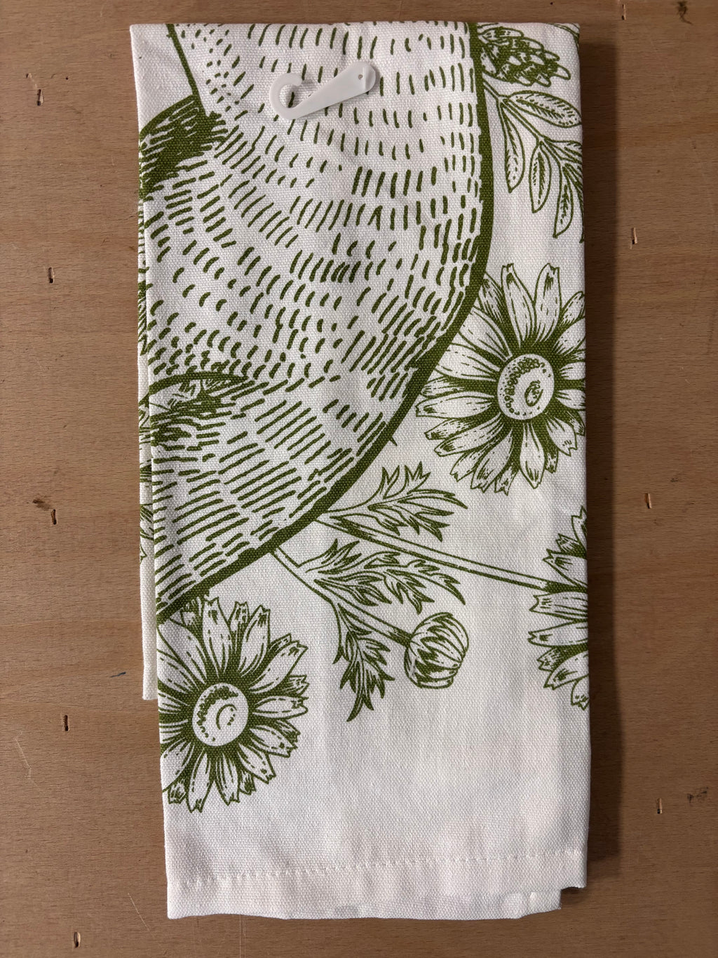 Woodland forest tea towel