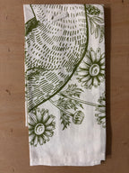 Woodland forest tea towel