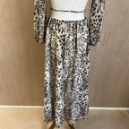Brand New Zara Animal Print Backless Dress