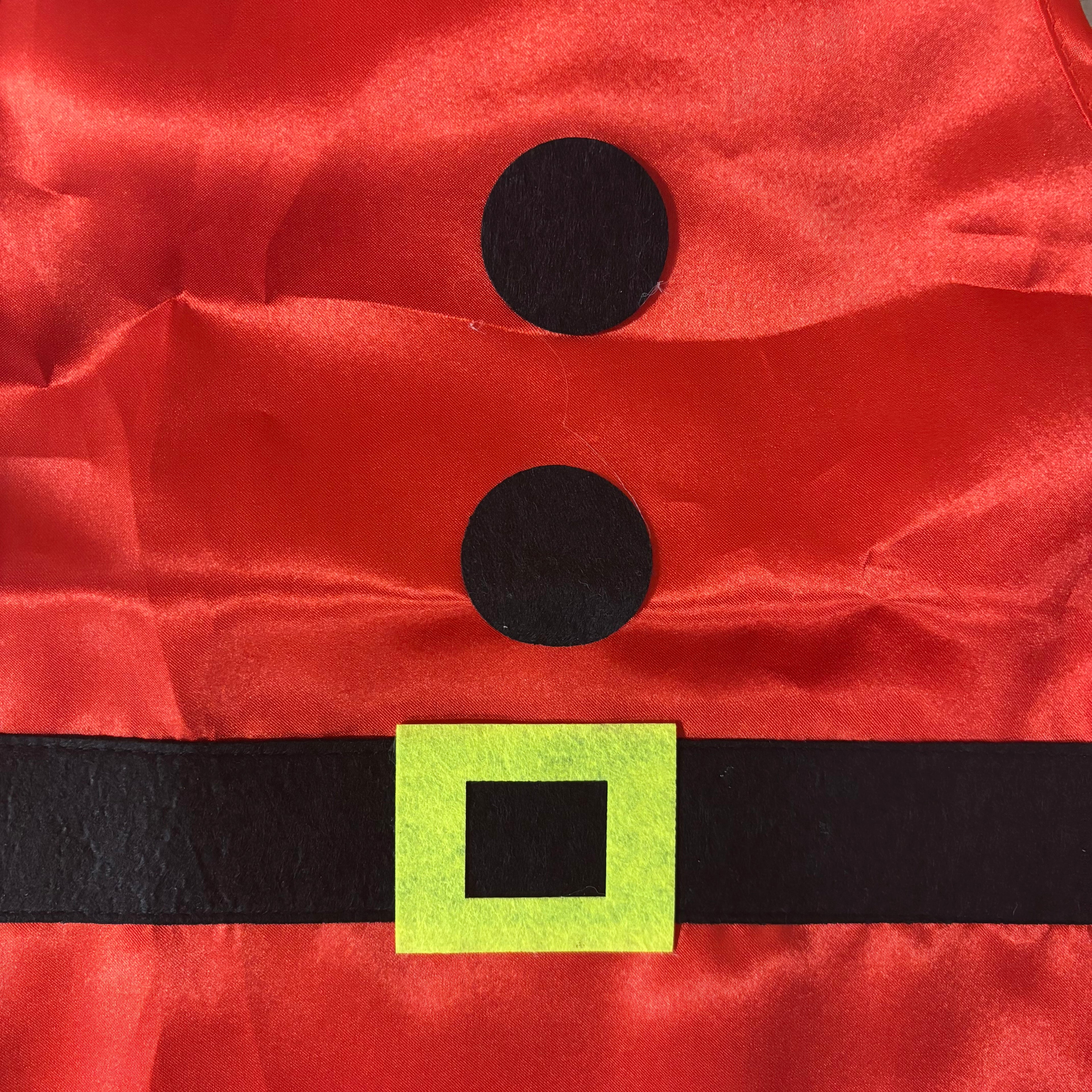 Festive kids wonderland christmas apron santa