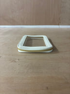 Stackers green and cream clear pouch set