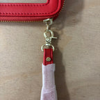 Stackers red clear pouch