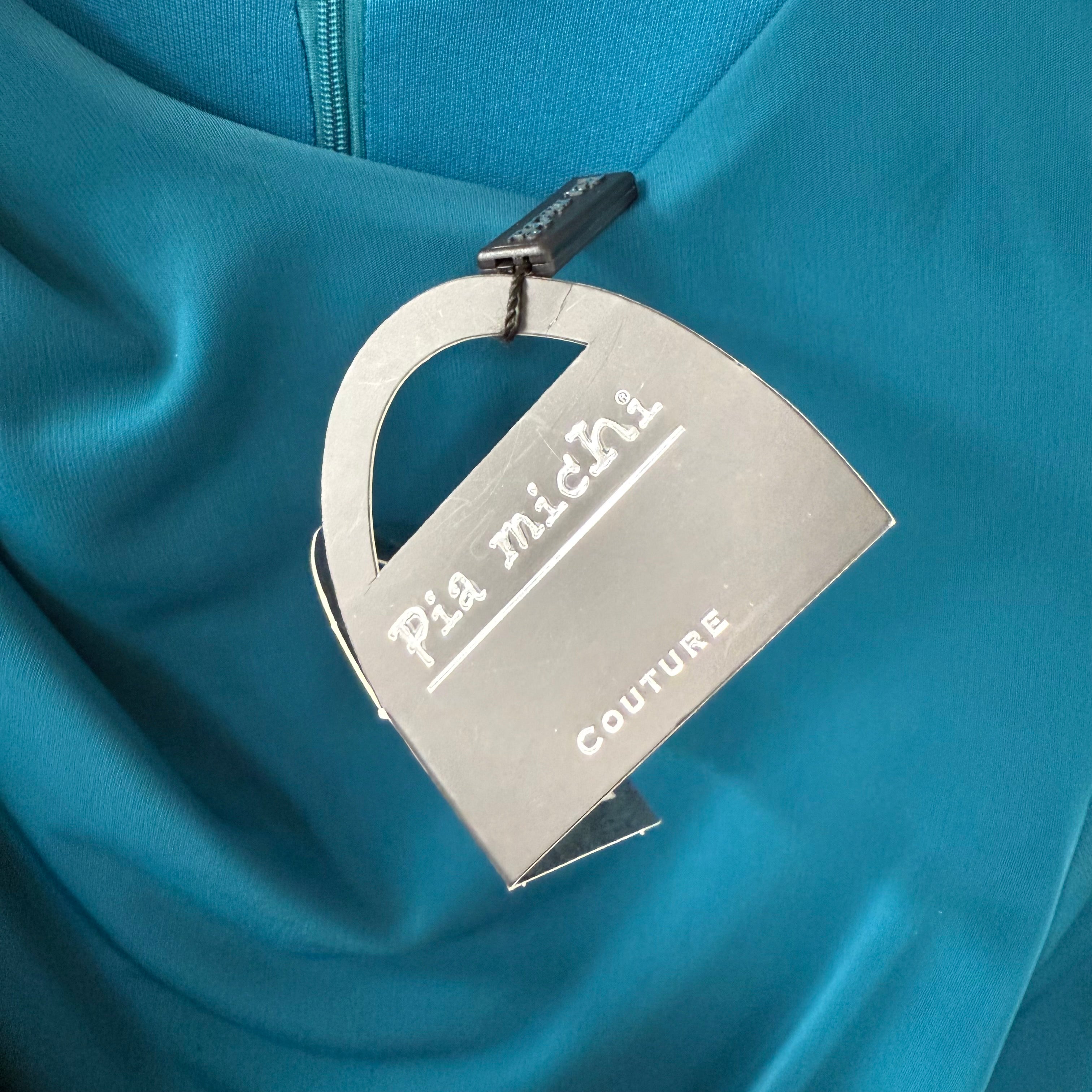 Pia michi turquoise pencil dress size 40