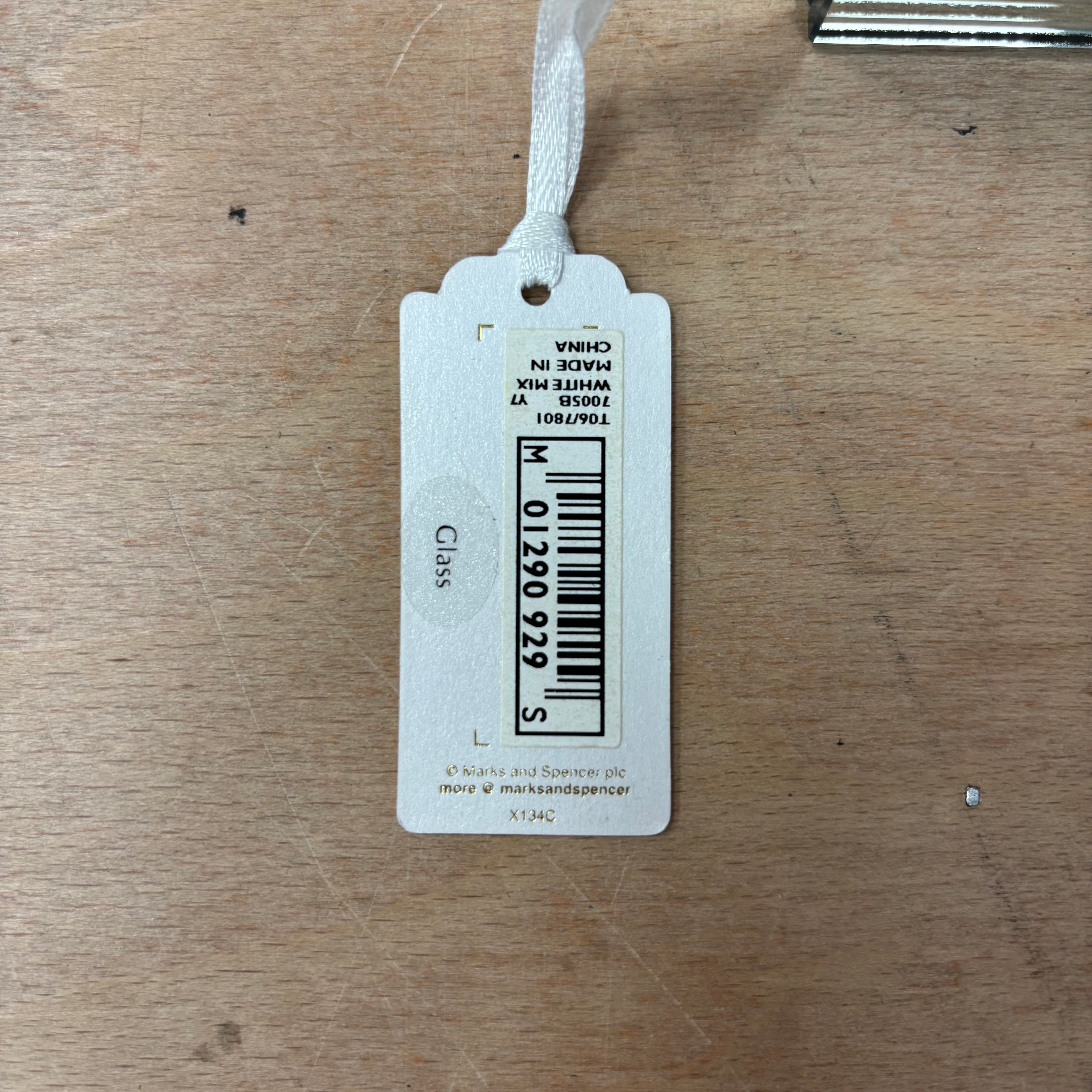 Marks & spencer with love mirror glitter design with photo lid jewellery box new