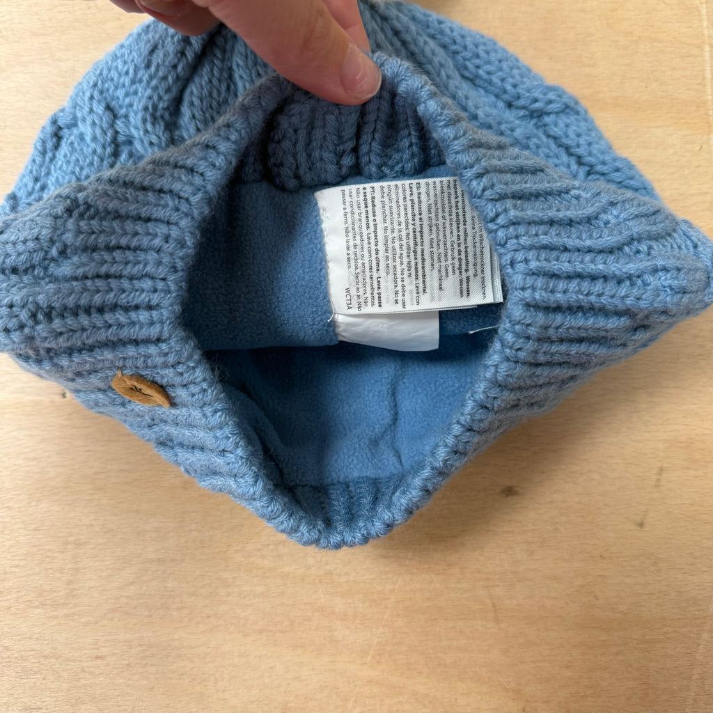 Craghoppers blue cable knit beanie