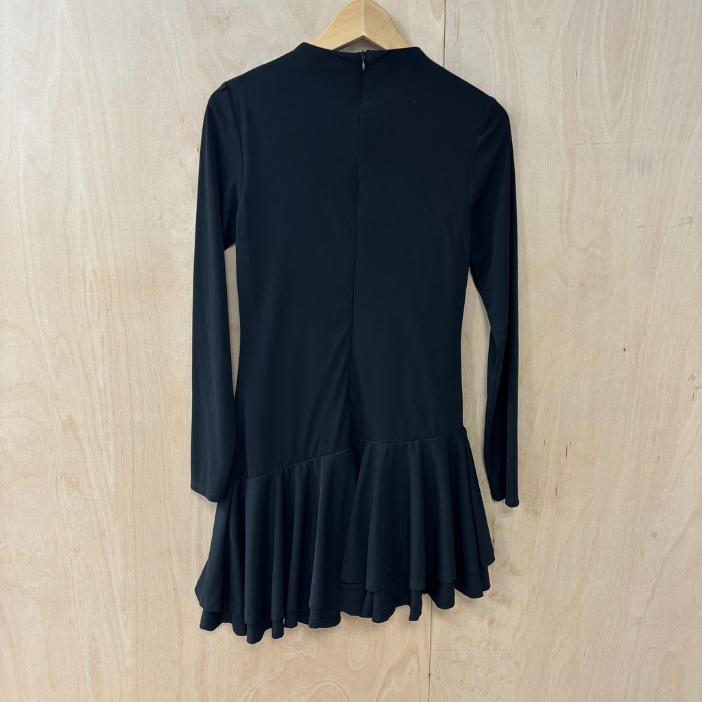 Zara black long-sleeve dress size medium