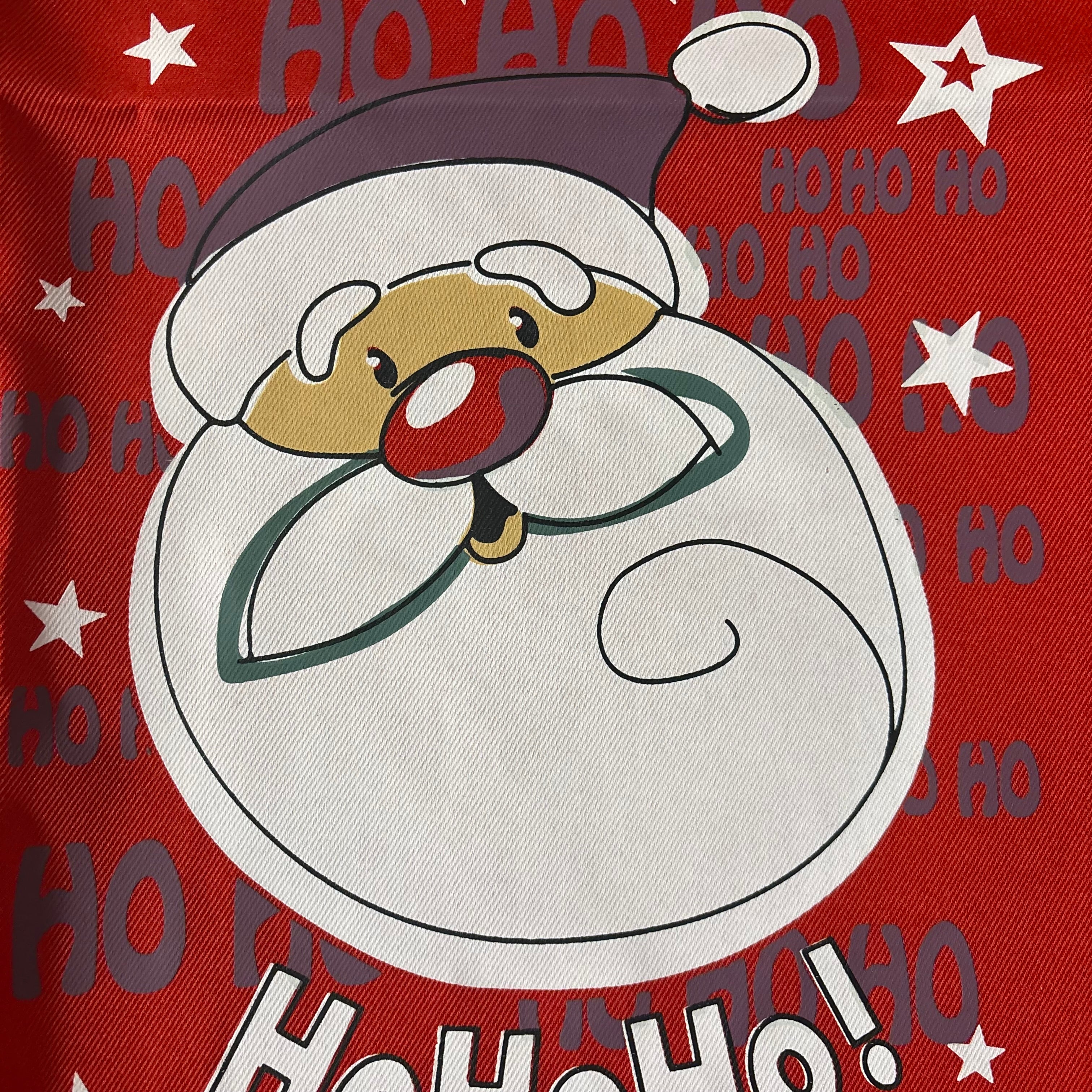 Festive magic adult christmas apron santa pattern
