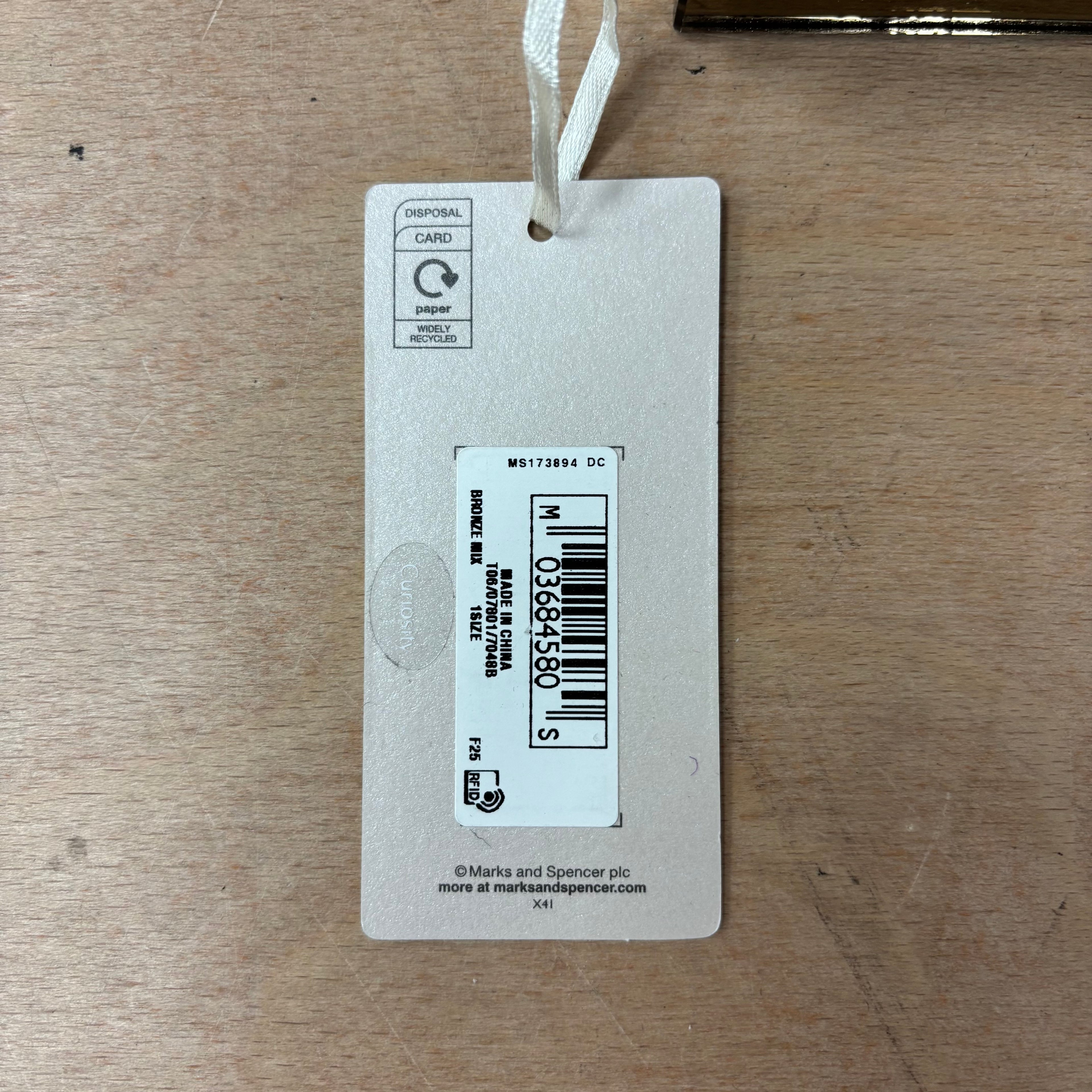 Marks & spencer with love mirror design with glitter butterfly jewellery box new