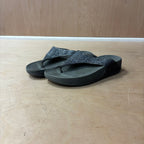 FitFlop grey sequin wedge sandals size 7uk