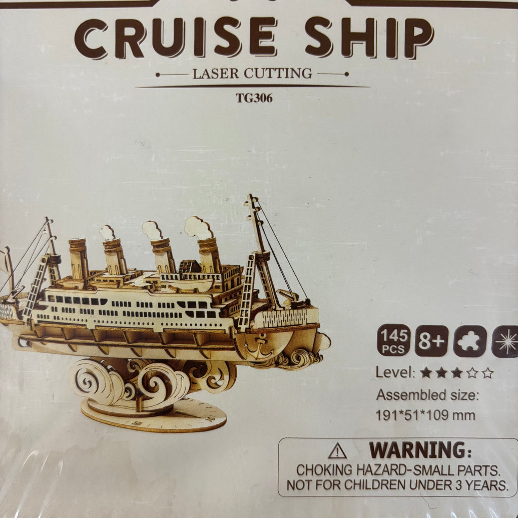 Rolife 3D cruise ship wooden model kit