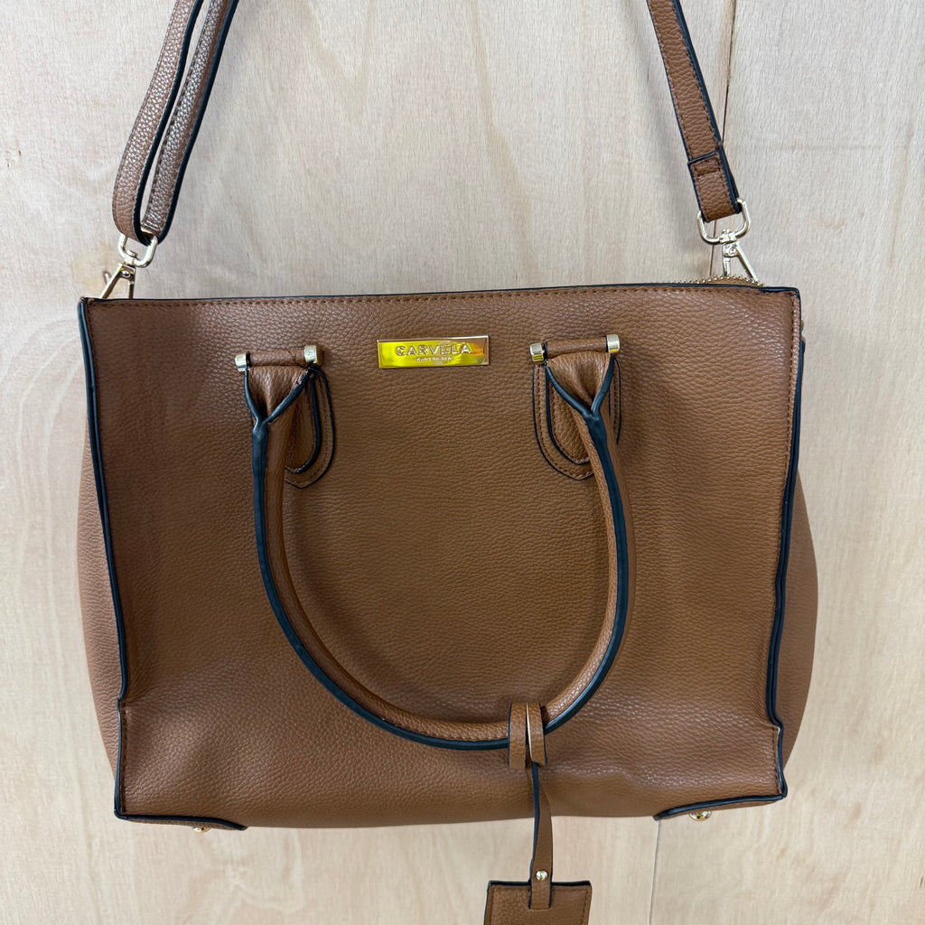 Carvela tan faux leather handbag tote shoulder bag
