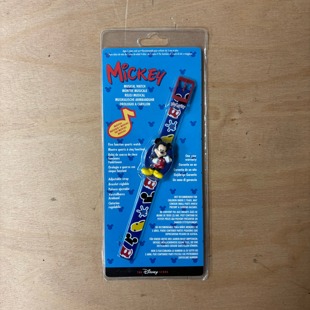 Disney mickey kids musical watch vintage