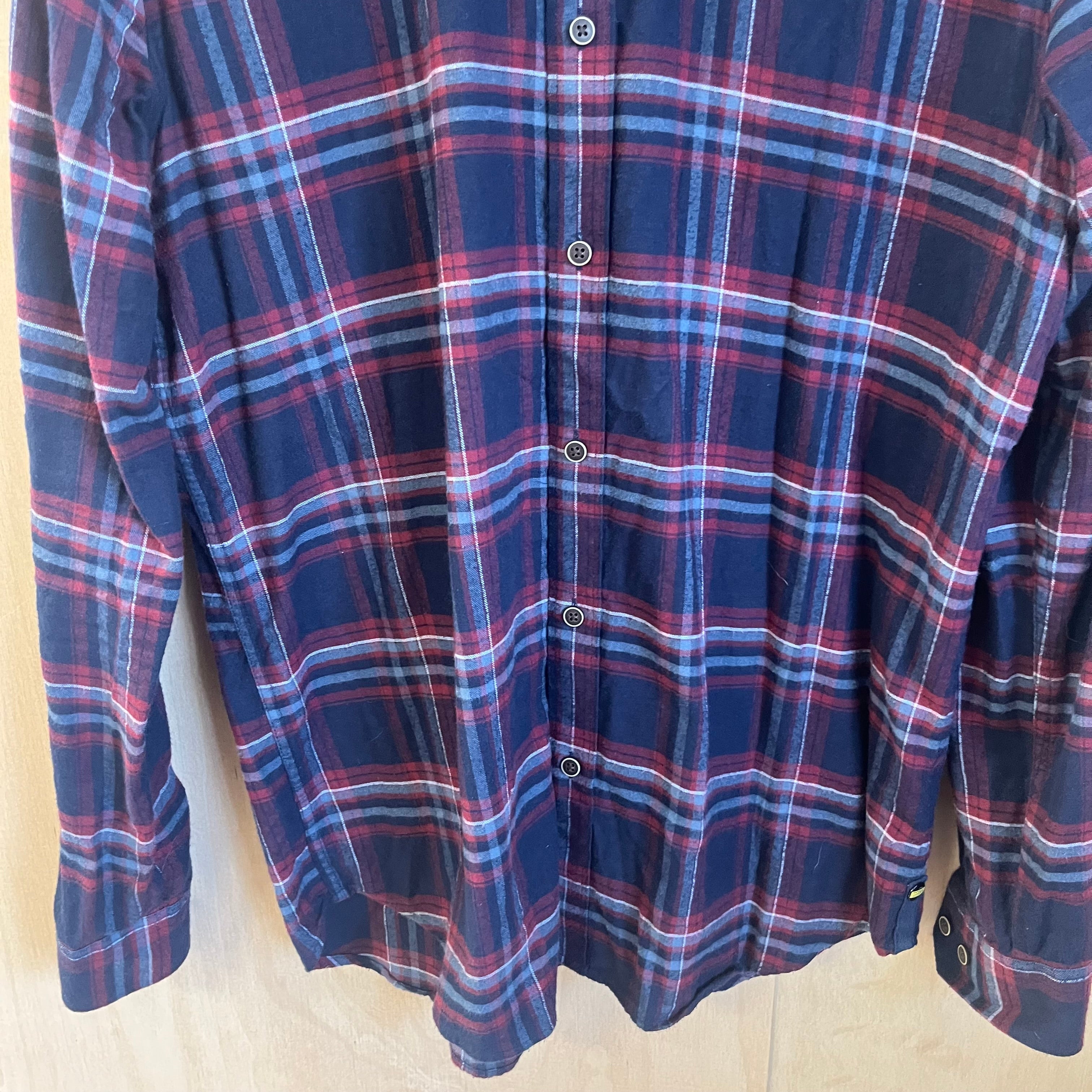 Barbour checked long sleeve shirt size large