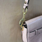 Jasper conran pink croc cross body saddle bag