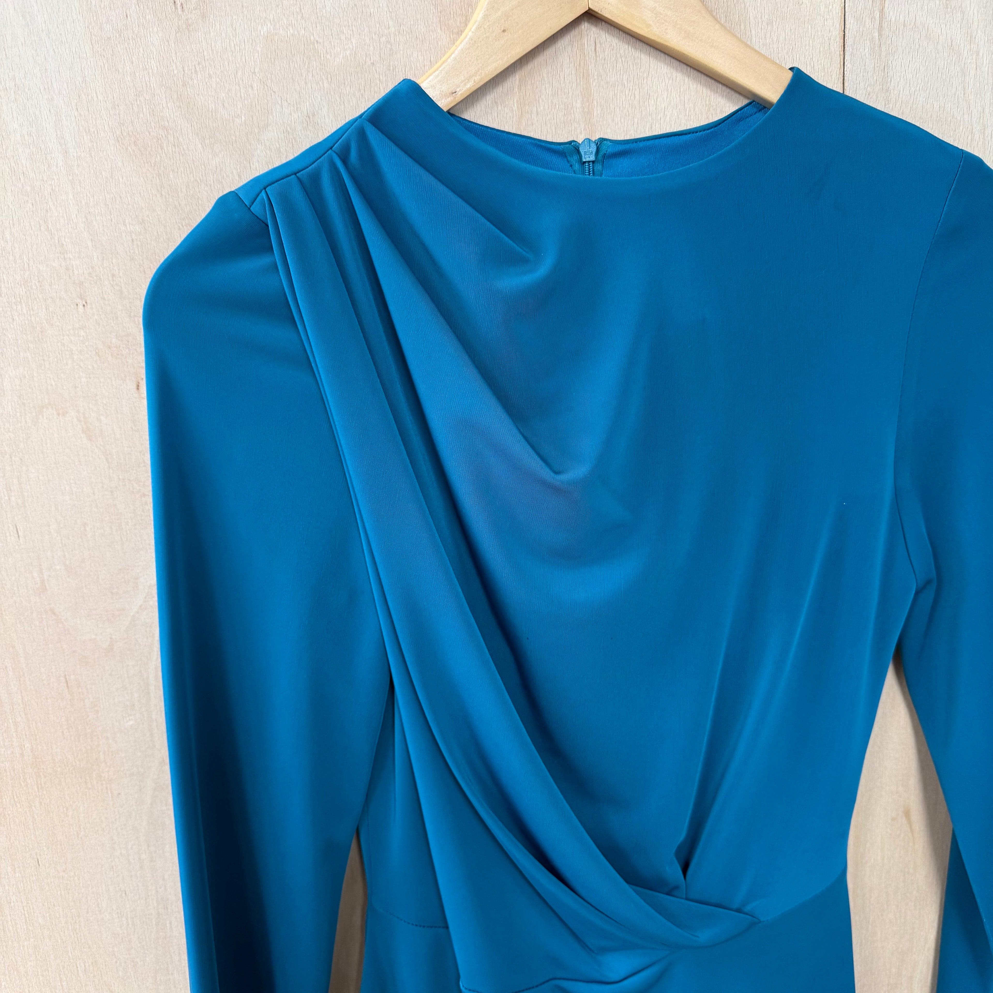 Pia michi turquoise pencil dress size 40