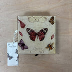 Marks & spencer with love mirror design with butterfly print lid jewellery box new