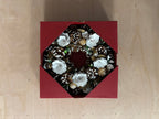 Christmas wreath white boxed