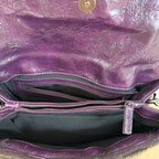 Fiorelli purple mohair textured shoulder bag