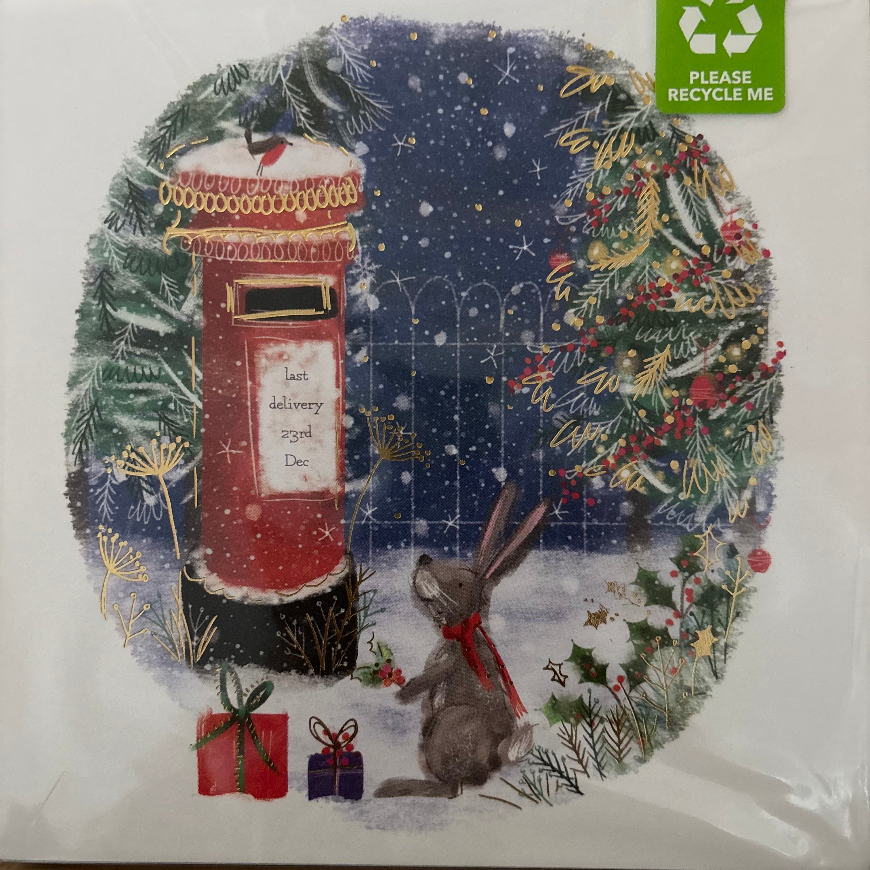 Catching the last post 10 pack christmas cards