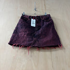 urban outfitters pink denim mini skirt 26w brand new