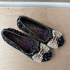 Irregular choice mutiny shoes polka dot and animal print bow size 6