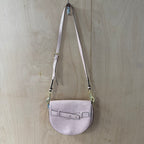 Jasper conran pink croc cross body saddle bag