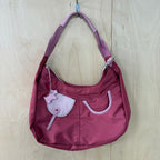 Radley pink nylon shoulder bag with detachable mini purse