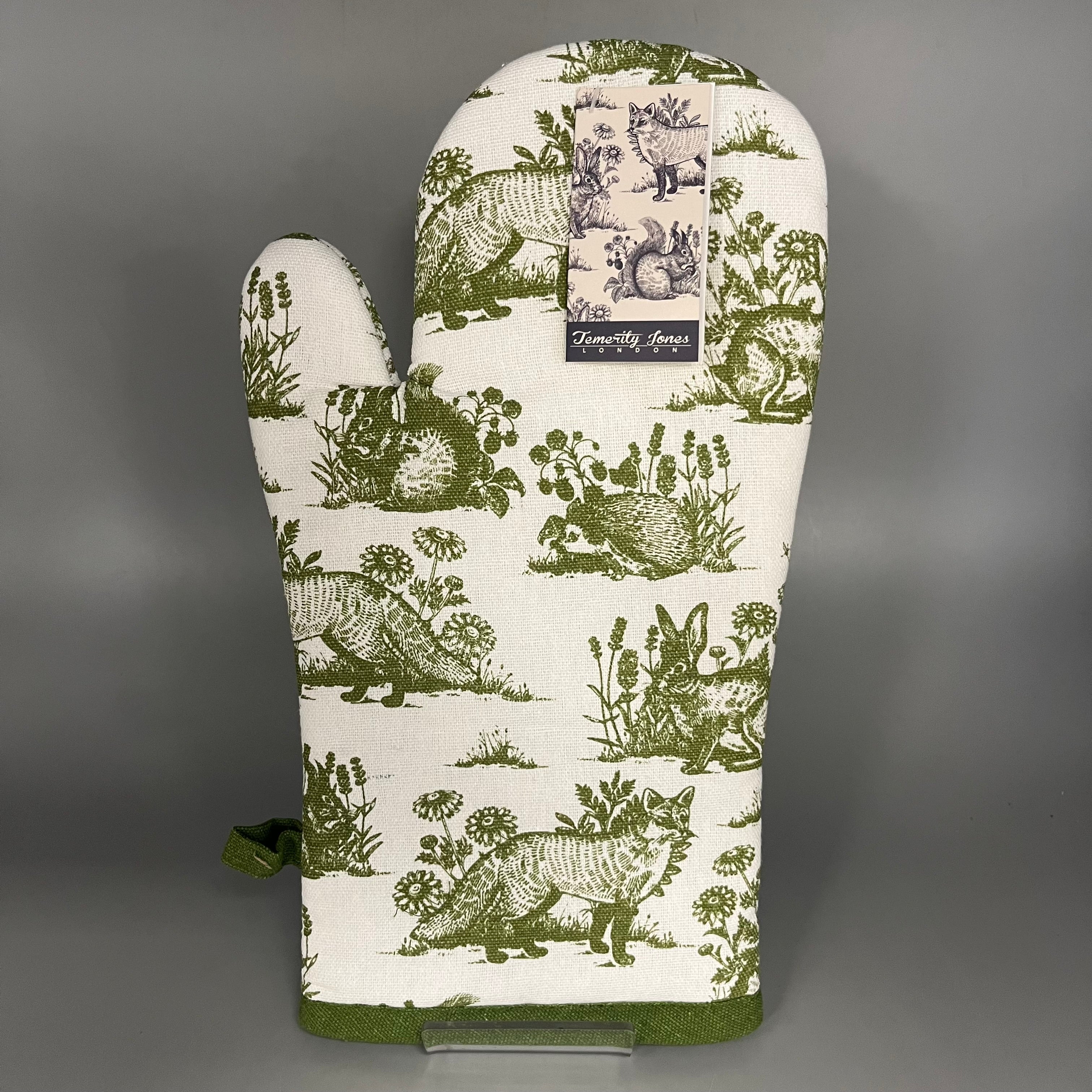 Woodland forest oven glove