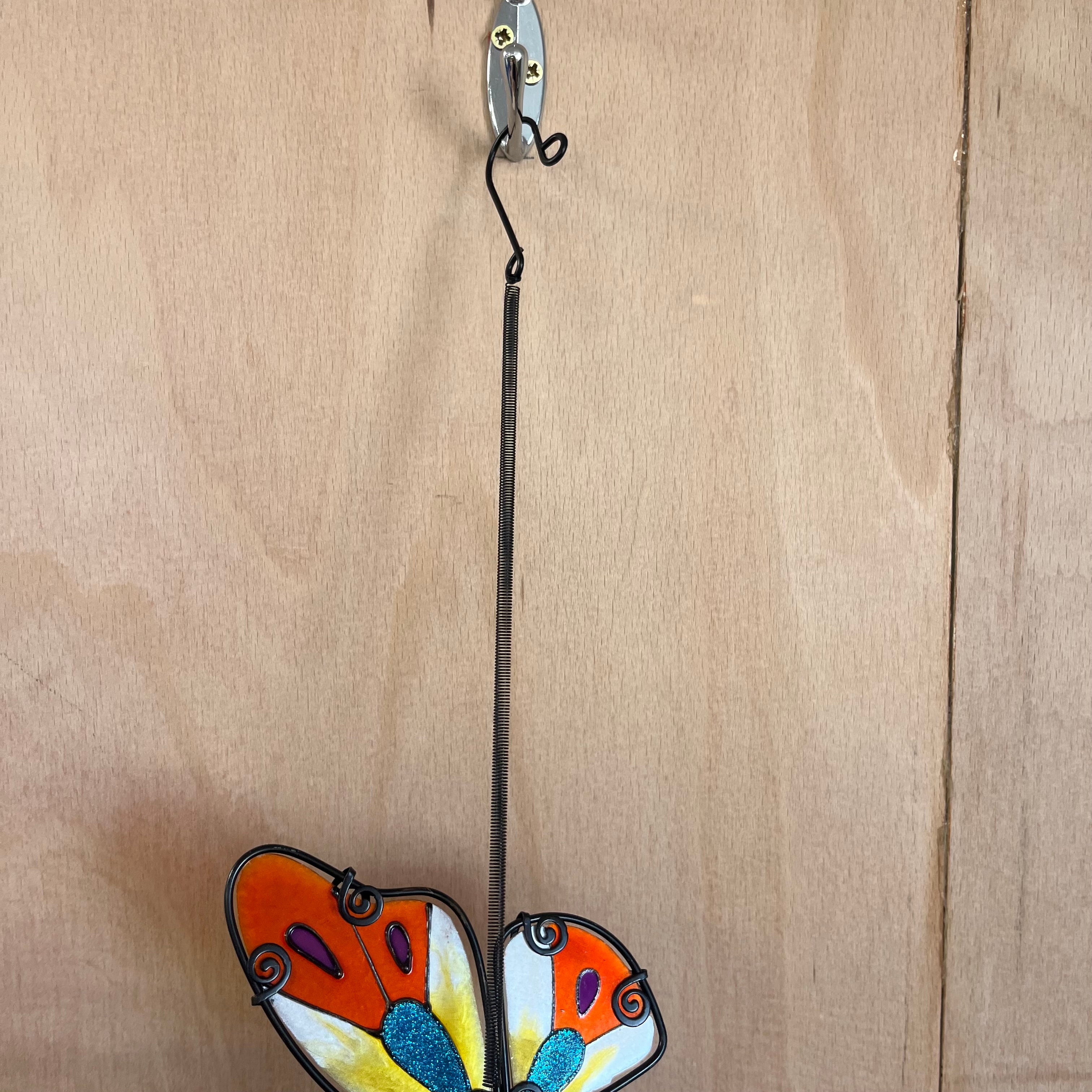 Fountasia multi coloured hanging butterfly